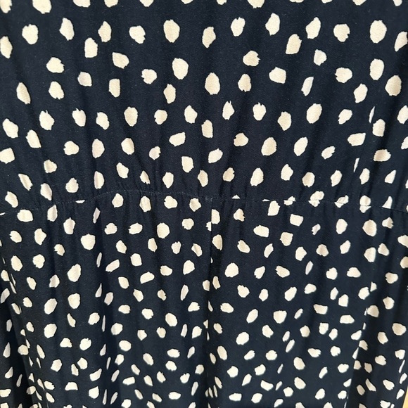 - Black Mini Dress pattern print papaya size 16 new ladies black - Picture 6 of 10